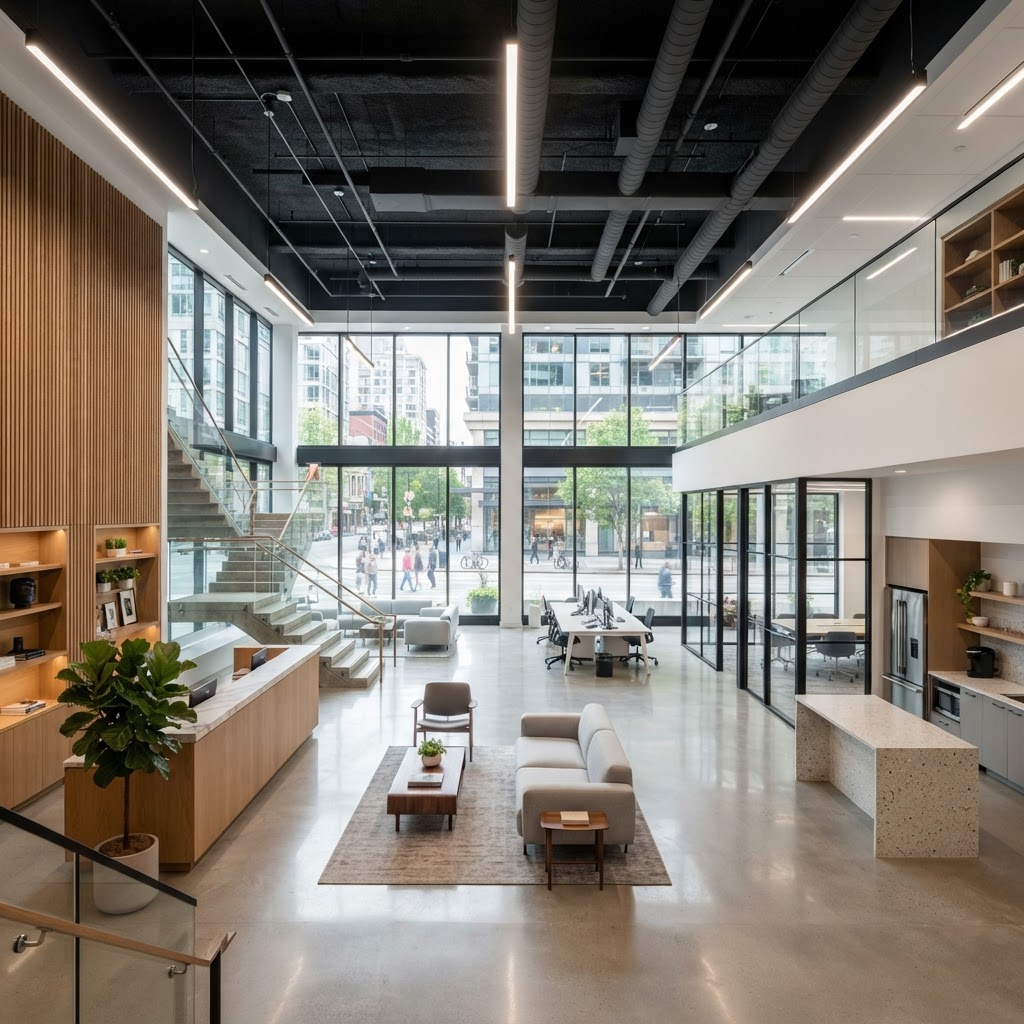 Commercial tenant build-out space